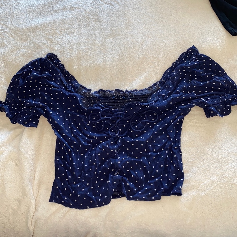 Cropped Off the Shoulder Top